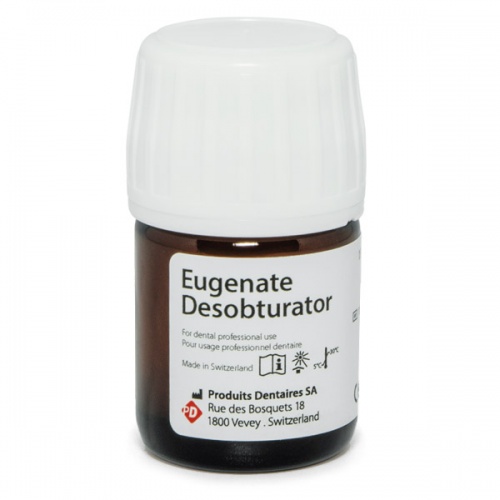Жидкость EUGENATE DESOBTURATOR для распломбирования каналов от эвгенол-содержащих пломбиров. масс