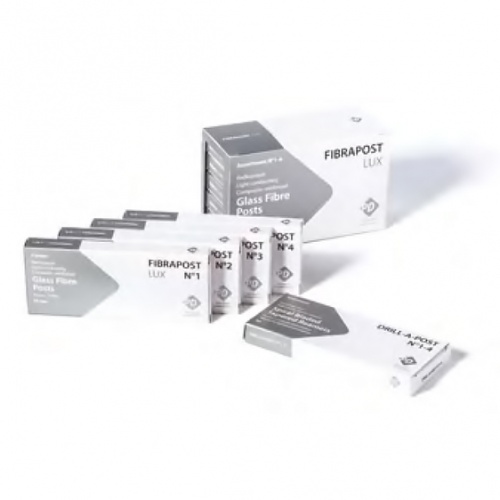 Fibrapost Lux - Штифты стекловолоконные светопроводящие  рентгеноконтрастные  (5 шт)